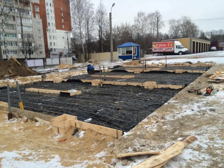 МСО 3 поста. Монтаж бетонной плиты с обогревом